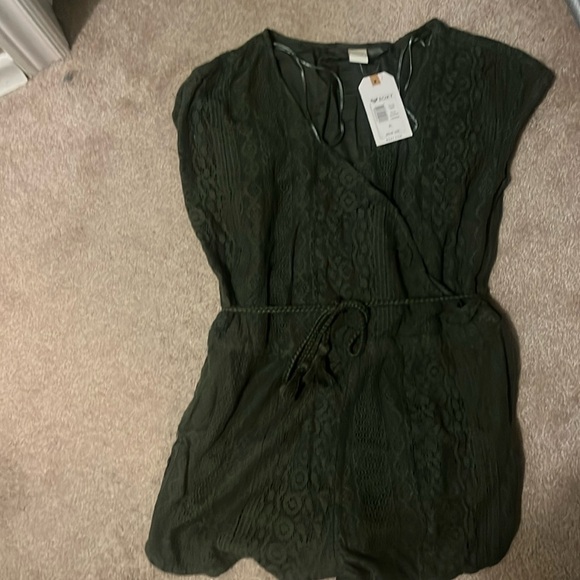Roxy green romper size xl brand new - Picture 1 of 2